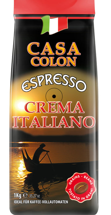 CASA COLON - CAFE EN GRAINS -  CREMA ITALIANO - 8 KG