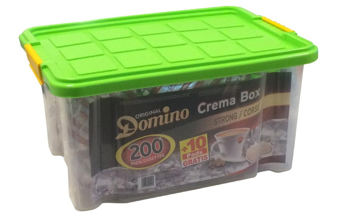 DOMINO - SENSEO®* COMPATIBLE COFFEE PADS - STRONG - 200+10 PCS