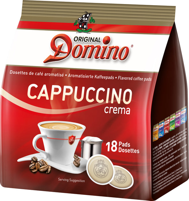 DOMINO - DOSETTES DE CAFÉ COMPATIBLES SENSEO®* - CAPPUCCINO - 18 PCS —  Flaronis