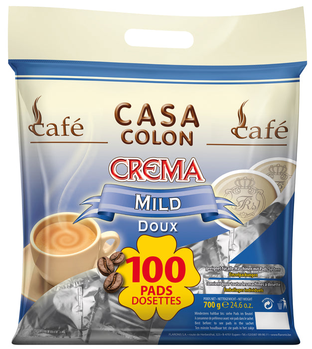 CASA COLON - DOSETTES DE CAFÉ COMPATIBLES SENSEO®* - DOUX - 100